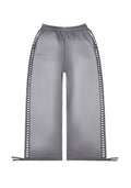 RUMOUR STUDDED OVERSIZED SWEATPANTS GRADIENT GREY