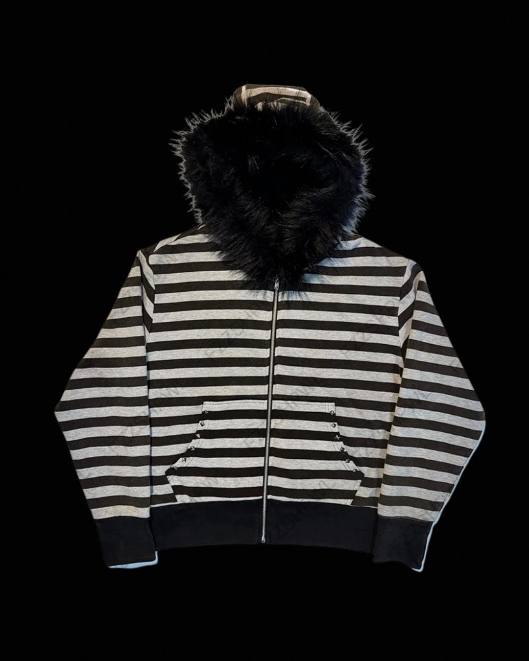 'INCOGNITO' FUR HOODIE