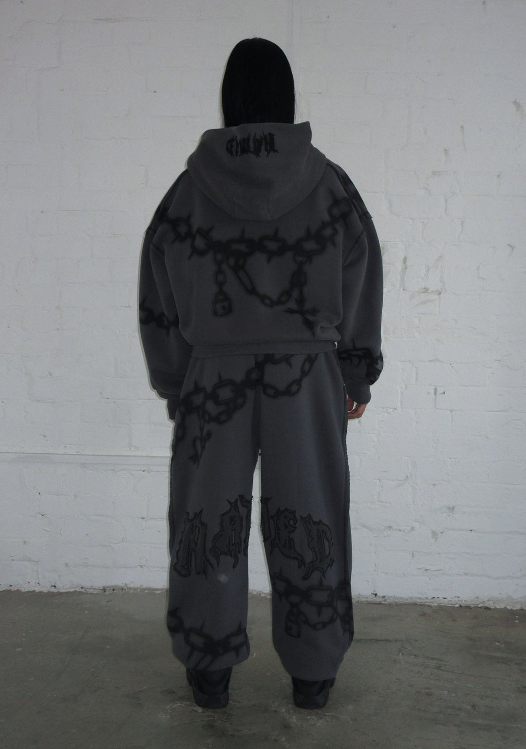 CHAINS SWEATPANTS CAST IRON