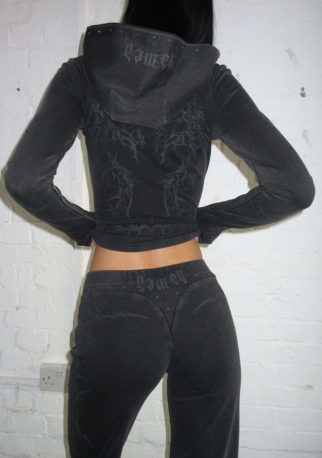 CURSE SCULPT STRETCH PANTS WASHED CHARCOAL