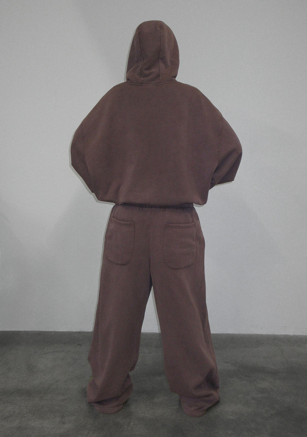 OLD ENGLISH OVERSIZED SWEATPANTS WASHED MAUVE